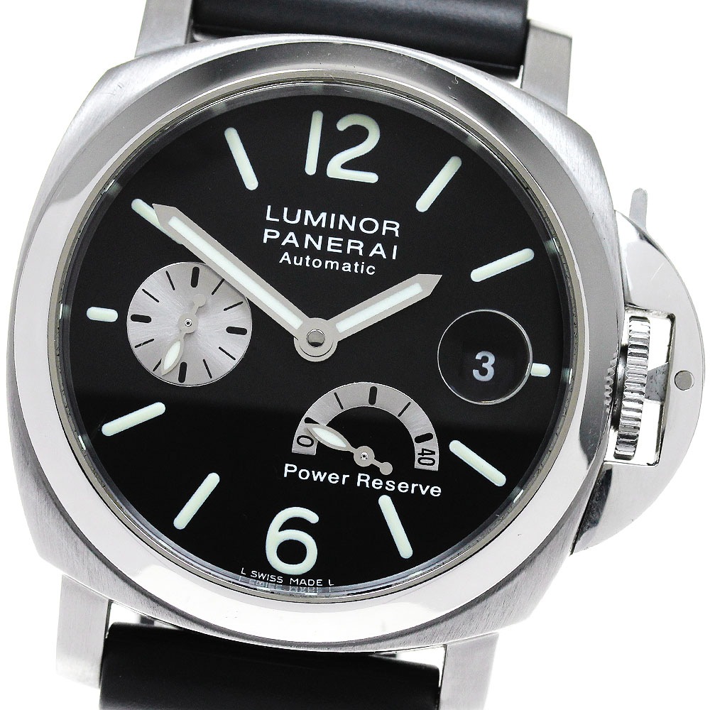 パネライ PANERAI PAM00125 ルミノール デイト パワーリザーブ 自動巻き メンズ _845197【中古】