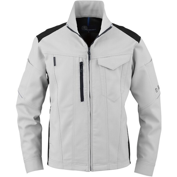 コーコス AE-9061 シルバー LL エコストレッチ 長袖ブルゾン