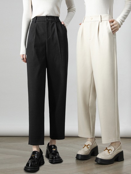 LIERKISS 星空 420G ハイウェイト シガレットパンツ