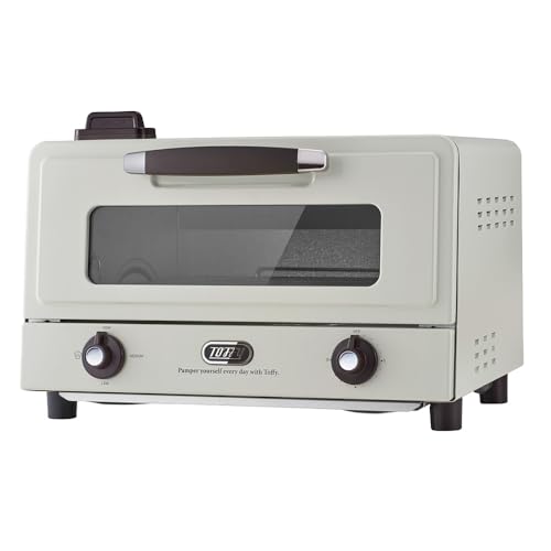 色：アッシュホワイト 【Toffy/トフィー】 遠赤スチームトースター K-TS6 (アッシュホワイ