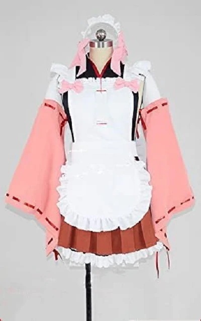 大人気ひぐらしのなく頃に解 羽入 ファンディスク 髪飾り付き コスプレ衣装