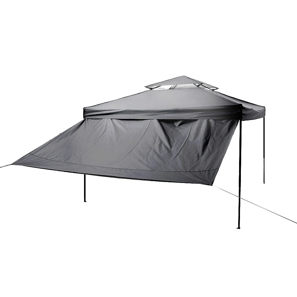 2枚で1oo円OFF！【国内即日発送】タープテント 3m サイドシート1枚付 UV加工 撥水 ワンタッチタープテント 簡単 大型