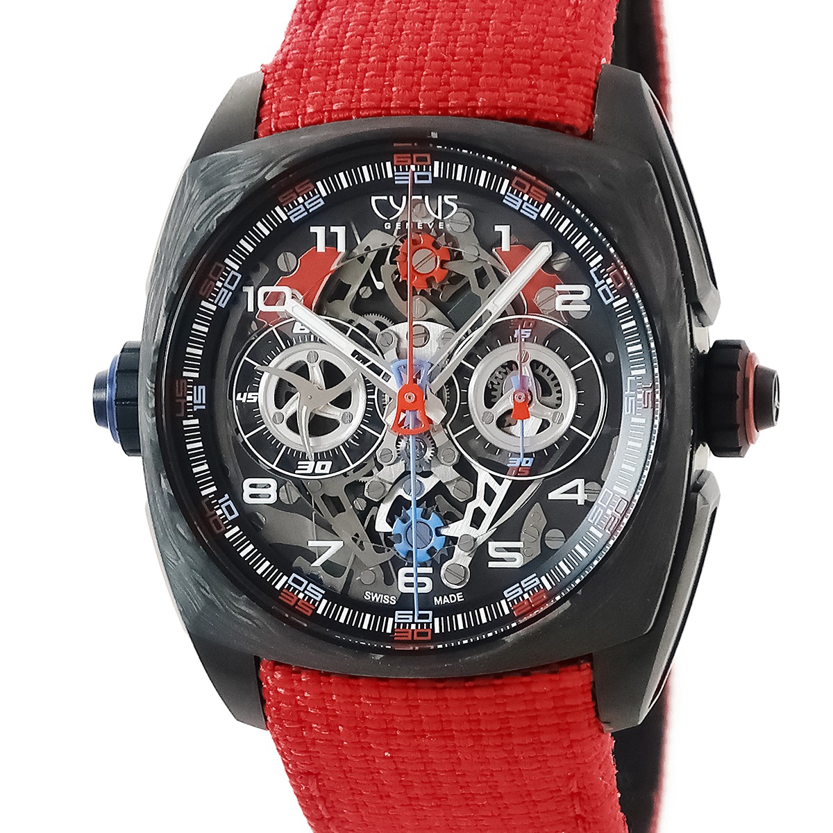 クレプシス ダイス レーシング 539.508.DC.A 自動巻き メンズ 未使用 シルバー ダブルクロノグラフ 限定15本 3年保証