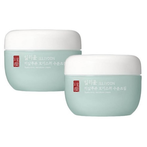 ヒアルロン モイスチャー 水分クリーム,100ml*2 (保湿.鎮静.水分補給)