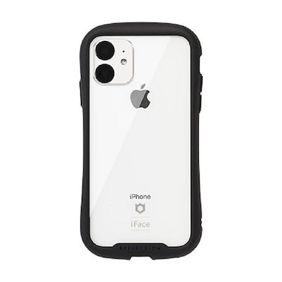 他サイト： HAMEE　iPhone 11 6.1インチ iFace Reflection強化ガラスクリアケース　41-907351 ブラックの商品画像
