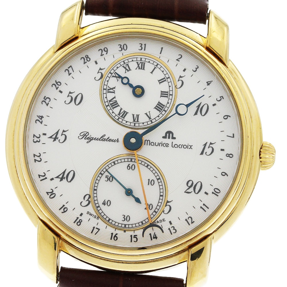モーリスラクロア MAURICE LACROIX 53401 マスターピース レギュレーター スモールセコンド 手巻き メンズ _956630【中古】