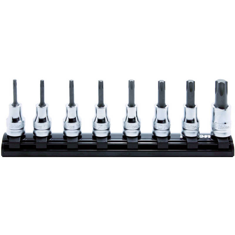 山下工業研究所　Z-EALトルクスビットソケットレールセット 8ヶ組　RS3025Z8L50