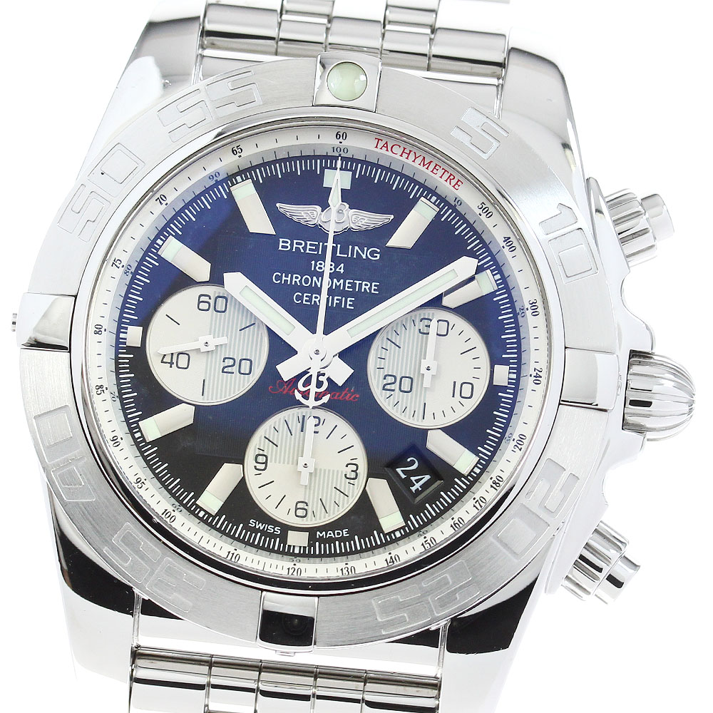 ブライトリング BREITLING AB0110 クロノマット 44 デイト 自動巻き メンズ 保証書付き_819277【中古】