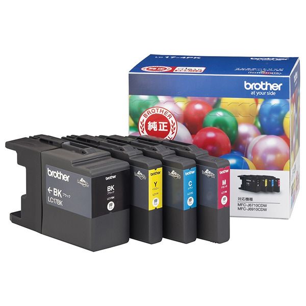 LC17-4PK インクカートリッジ お徳用4色パック（大容量）