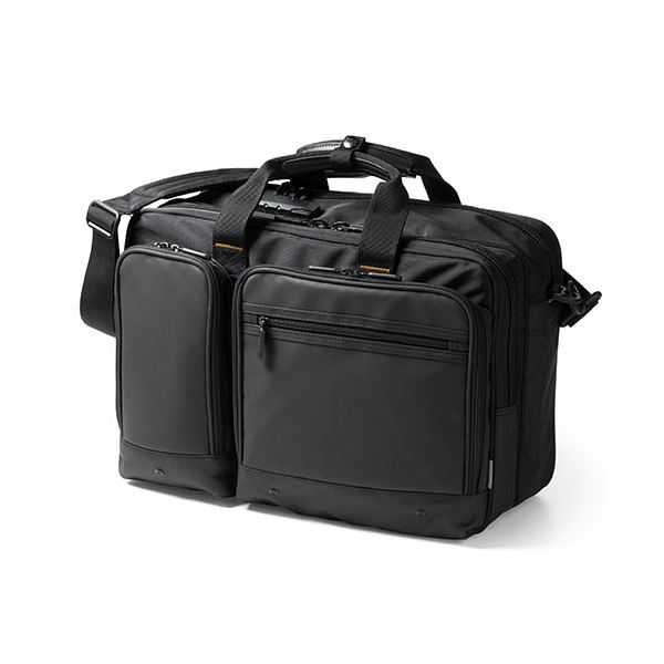 サンワダイレクト ビジネスバッグ(3WAY大容量リュックショルダー対応25.5L) 200-BAG170BK 1個