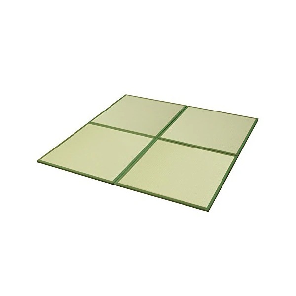 1110460120206 水拭きできる ポリプロピレン 置き畳 ユニット畳 スカッシュ グリーン 82×82×1.7cm 9枚1セット 軽量タイプ メーカー直送 29,510円