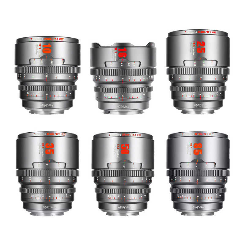 七工匠　カメラレンズ (マイクロフォーサーズ用) 6本セット　7A-HP6SET-M43-T