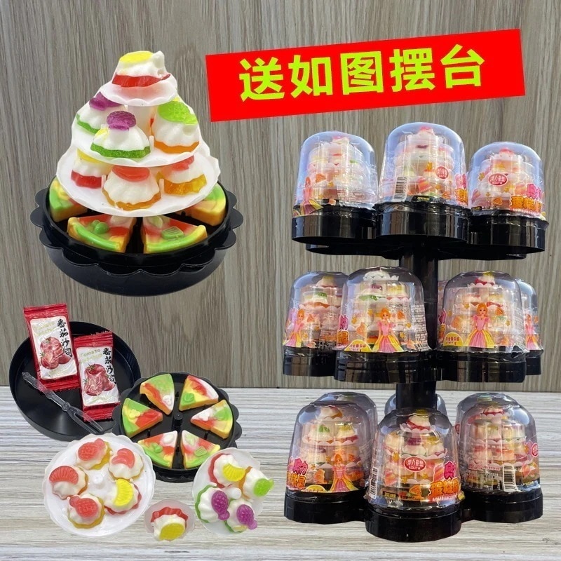 2Pcs ミニストロベリーフルーツタワーケーキカップスタイリングファッジデザートテーブルスナック 誕生日プレゼント 子供の贈り物 誕生日プレゼント 子供の贈り物