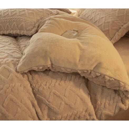 布団カバー あったか 4点 ダ 掛け布団カバー 枕カバー 敷カバー 暖か ネル ふわふわ もこもこ 掛けふとんカバー冬用 200×230cm