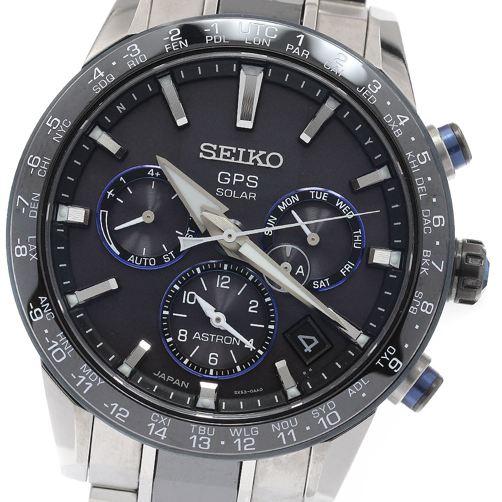 セイコー SEIKO SBXC027/5X53-0AN0 アストロン 2019サマー限定モデル ソーラー電波 メンズ 内箱付き_958736【中古】