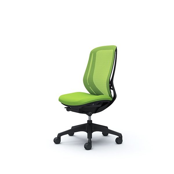 オカムラ シルフィー 肘なし 背メッシュ ハイ C635XRFMP5 ライムグリーン [オフィスチェア] 59,748円
