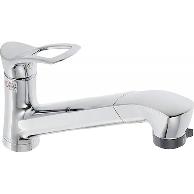 他サイト： 【在庫有・即納】三栄水栓 SANEI COULE シングルワンホールスプレー混合栓 K87120JV-13 キッチン用ハンドシャワー 節水水栓の商品画像