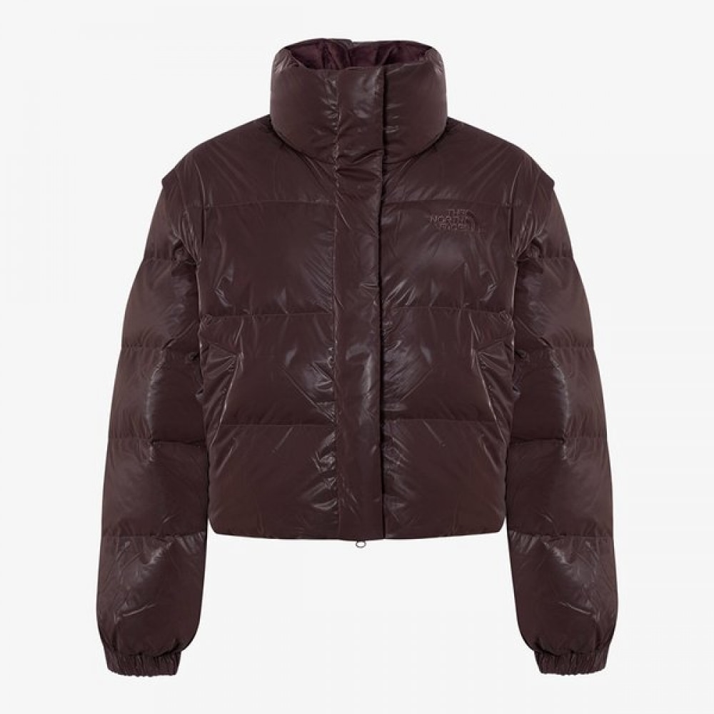 ノースフェイス レディース グロー デタッチャブル RDS ダウンジャケット BROWN NJ1DQ83K