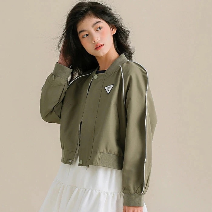 ジャケット スタジャン キッズ スプリングコート ジャンパー ボーイズ バイカラー アウター ブルゾン 子供服 長袖 通気性 野球服 女の子 ジュニア シンプル 男児 秋 春 上着 スウェット キ