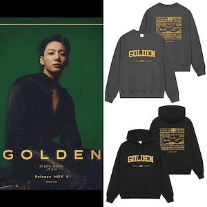 BTS JUNGKOOK GOLDEN フード付きスウェット