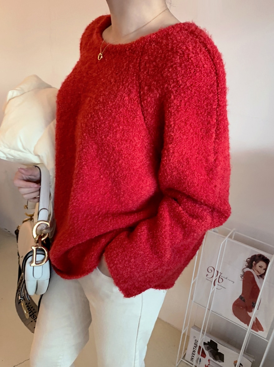 [miamasvin] ブレンダー ルーズフィット ニットTシャツ