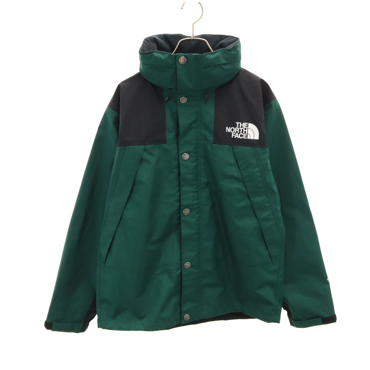 マウンテンレインテックス ジャケット M グリーン NP11914 アウトドア メンズ 古着