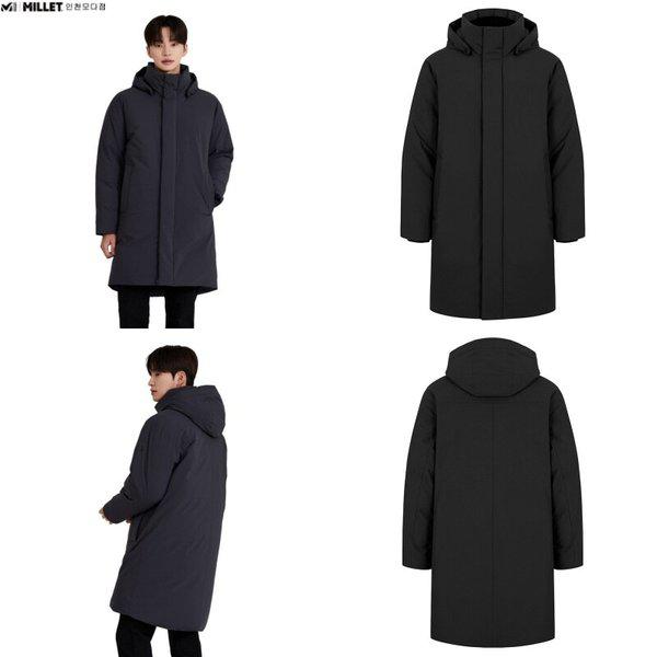 パディングダウン男性冬ロンググースダウンジャンパーMLUWD256A4_IC