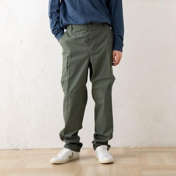 BDU カーゴパンツ ミリタリーパンツ グリーン メンズ BDU TROUSER F520155 001