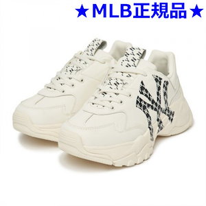 MLB公式正規品 BIGBALL CHUNKY MONO LT NY (White) 韓国 スニーカー