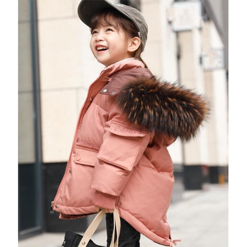 アウター 女の子 子供服 男の子 子ども 秋 ファー フード ダウンコート ダウンジャケット ダウン