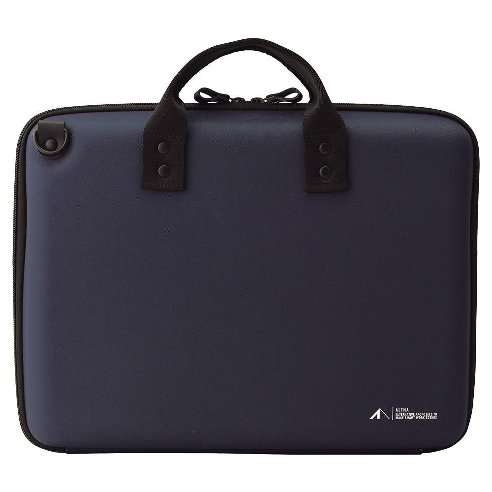（まとめ買い）ALTNA ハードシェルバッグ L ネイビー A-7755-11 [x3]