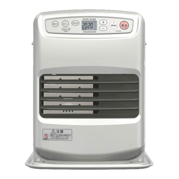 石油ファンヒーター 木造7畳/コンクリート9畳/暖房出力2.2kw/3.5L/ライトシルバー FW-25S5-S