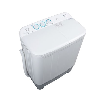 Qoo10] MAXZEN 二槽式洗濯機 6kg JW60KS01 : 生活家電