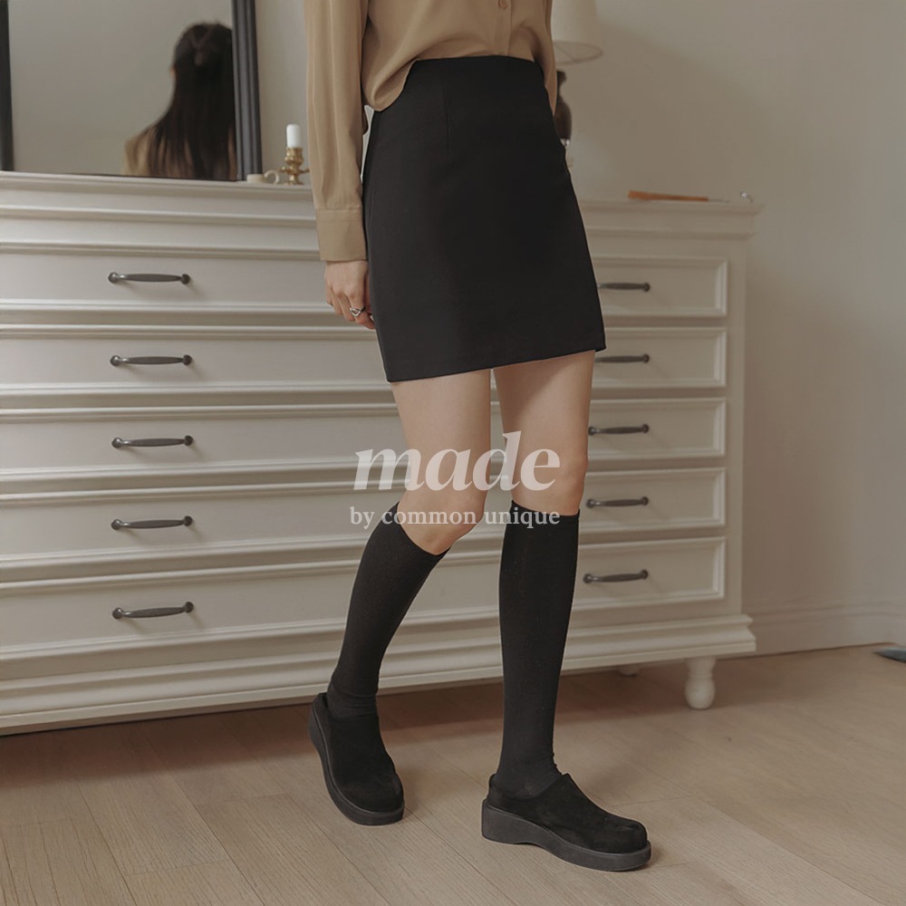 [3TYPE丈] ハイウエストタイトスカート