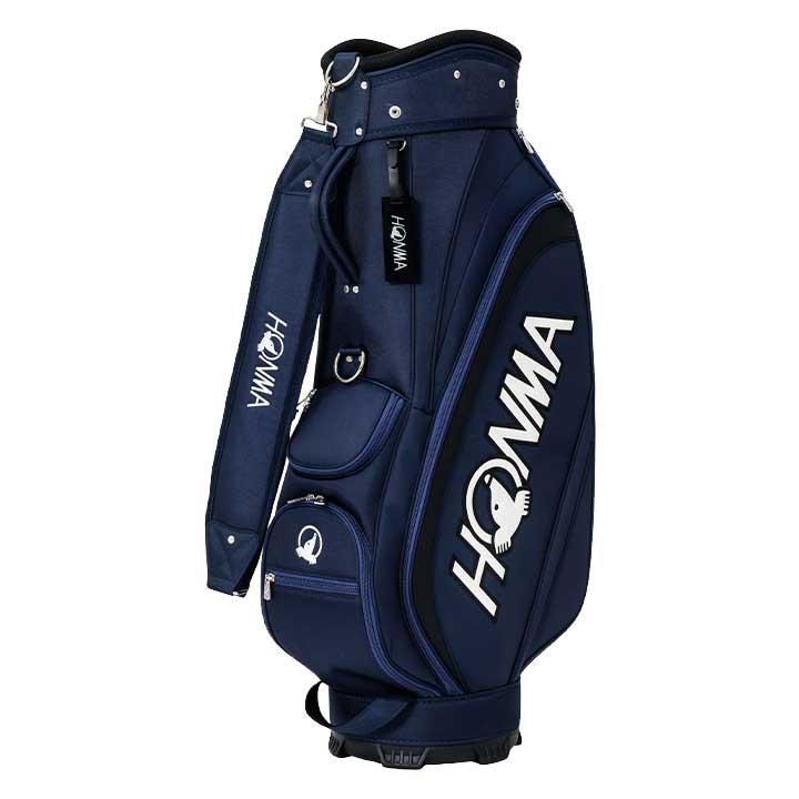 CB12539 軽量 ベーシック キャディバッグ ネイビー/ブラック 9型