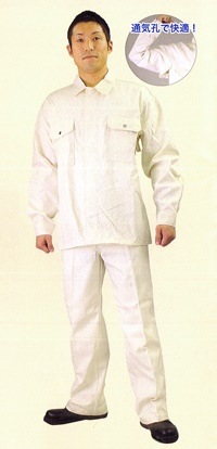 送料無料防炎綿製品綿プロバン　防炎服上着NB-3610　サイズ：3L　代引き不可NB