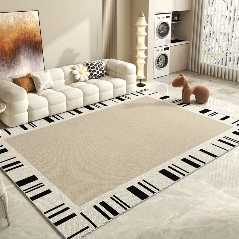 【20点セット】急速出荷クリームスタイルクリスタルパイルリビングラグ 寝室カーペット ラグ カーペット 洗える ラグマット 寝室用ベッド滑り止め 絨毯 マット