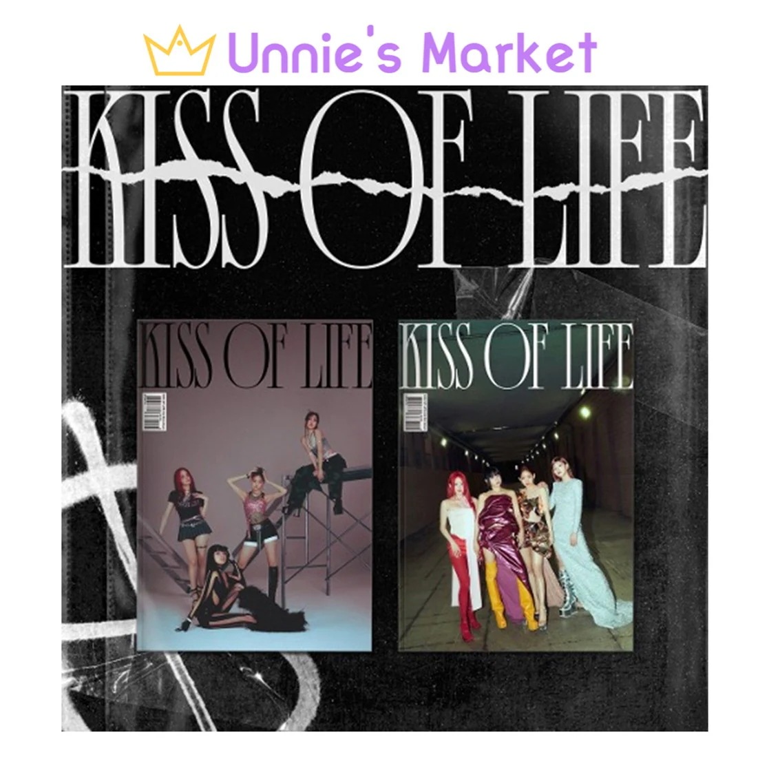 SET] KISS OF LIFE [Born to be XX (Bad Ver. / Good Ver.)] +