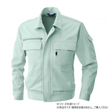 桑和 4221 長袖ブルゾン Lサイズ モスグリーン（107）