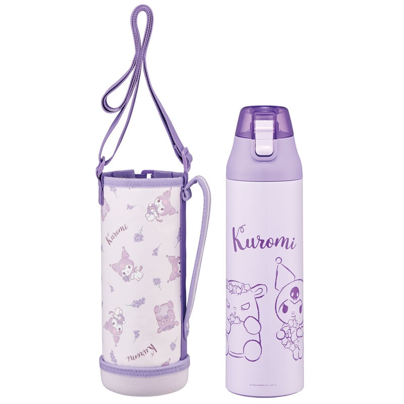 ステンレスボトル ワンプッシュ ダイレクトボトル 水筒 990ml 大容量 保冷 直飲み カバー付き ストラップ 広口 真空断熱 マイボトル 男性 女性 子供 メンズ レディース KSDC10S
