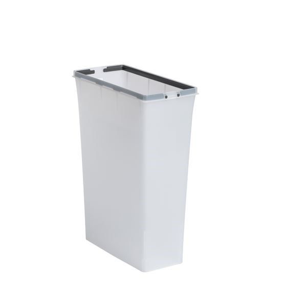 蓋別売 エコン ダストボックス #30 半透明 本体のみ 単品 容量：33L ポリプロピレン 店舗 オフィス 施設