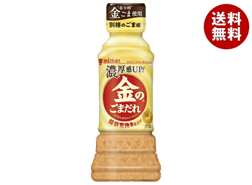 ミツカン 金のごまだれ 焙煎荒挽き仕上げ 250mlPET×12本入