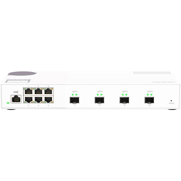 QSW-M2106-4S [スイッチングハブ (10ポート/10GbE SFP+2.5GbE (RJ45))]
