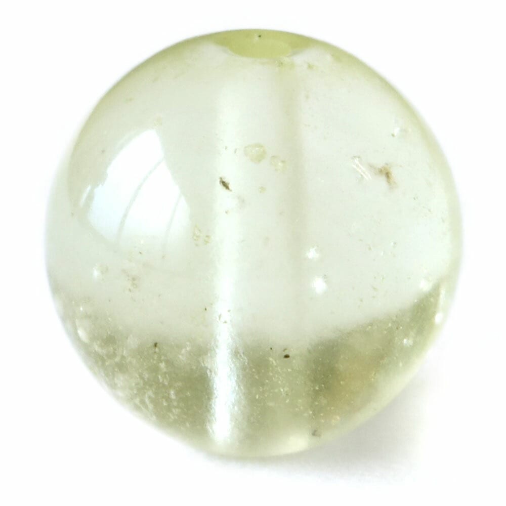 「1点もの 現品」 1粒売り リビアングラス 8mm (実寸7.5mm) パワーストーン バラ売り 天然石 パワーストーン ばら売り ビーズ 穴あき 1玉売り アクセサリー パー zz000245-c