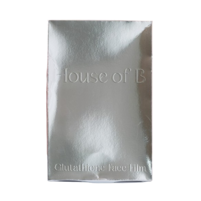 【肌を明るく見せるケア】ハウスオブビー グルタチオン フェイスフィルムマスク 4枚入 / 高密着シート・透明感サポート 韓国スキンケア