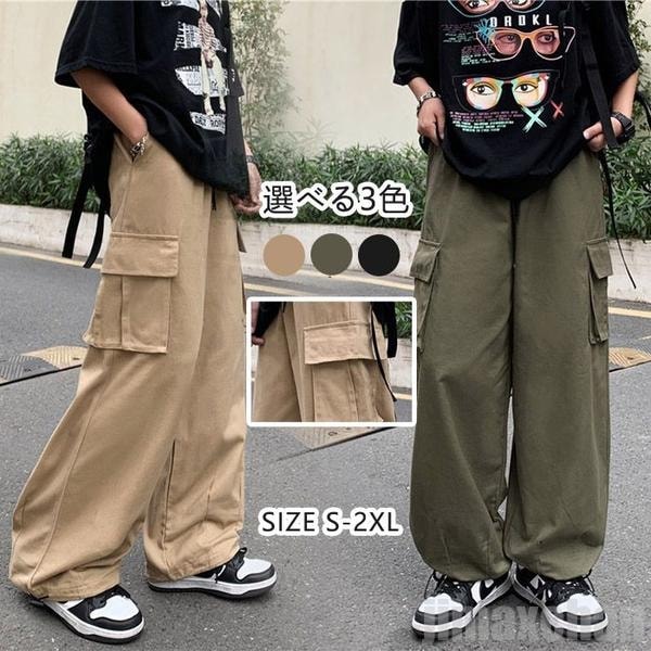【人気商品超目玉】メンズ ワイドパンツ ガウチョパンツ カジュアルパンツ ロング丈パンツ チノパン パンツ ボトムス ズボン ハイウエスト ポケット付き ロング丈 通勤 春 秋 冬 秋物 冬物