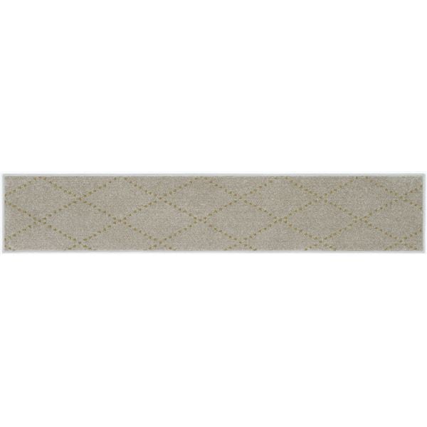 キッチンマット 約幅45×長さ240cm ベージュ 日本製 洗える 防ダニ加工 滑り止め 床暖房対応 台所 ポント スミノエ