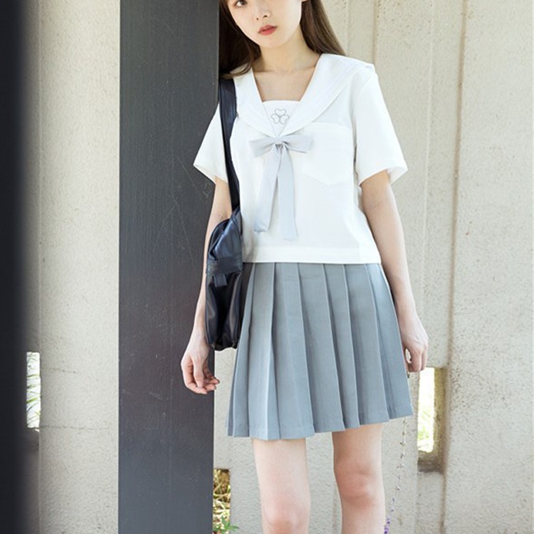 【1つ買うと10つ無料】秋のjkユニフォームショートスカートクローバー服女性学生の衣料品スタイルクラススーツ