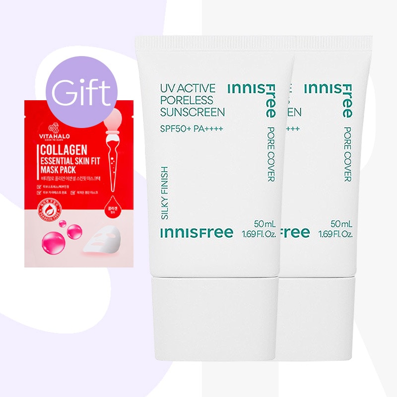 【正規品】UV アクティブ　ポアレス　サンスクリーン SPF50+ / PA++++ 50ml (2個)