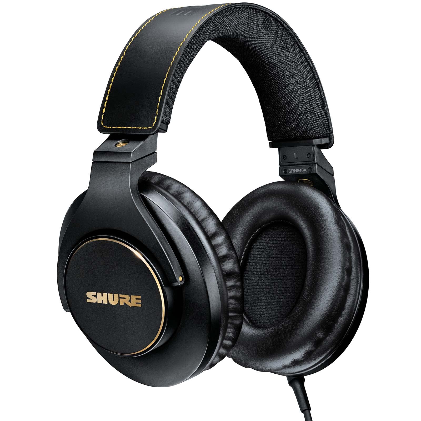 【VGP 殿堂入り金賞】SHURE シュア プロフェッショナル・スタジオ・ヘッドホン SRH840A-A ブラック : 有線 密閉型 折りたたみ式 プロ仕様 スタジオレコーディング スタジオモニタリン